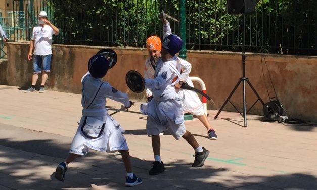 Démonstration d’art martial Sikh