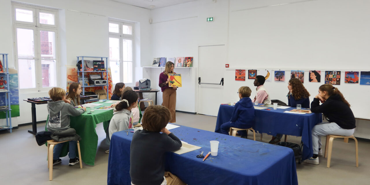 Franc succès pour l’atelier « Customise ton vinyle » proposé par la BMJ