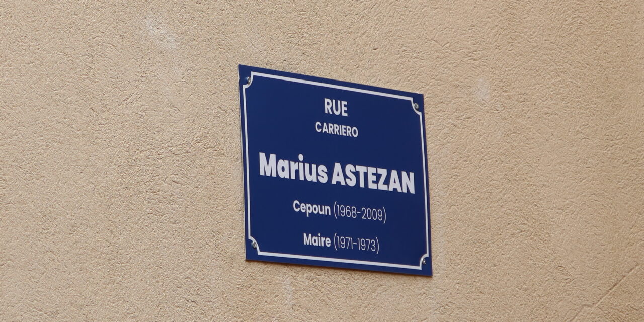 Inauguration de la rue « Marius Astezan »