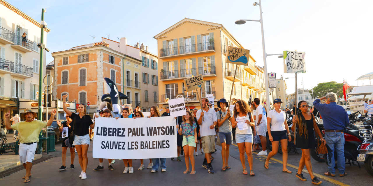 Marche de soutien au Capitaine Paul Watson